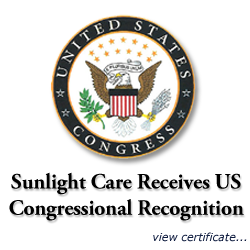 Sunlight Care Receives United States Congressional Recognition