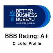Better Business Bureau Accredited Business — A+ Rating